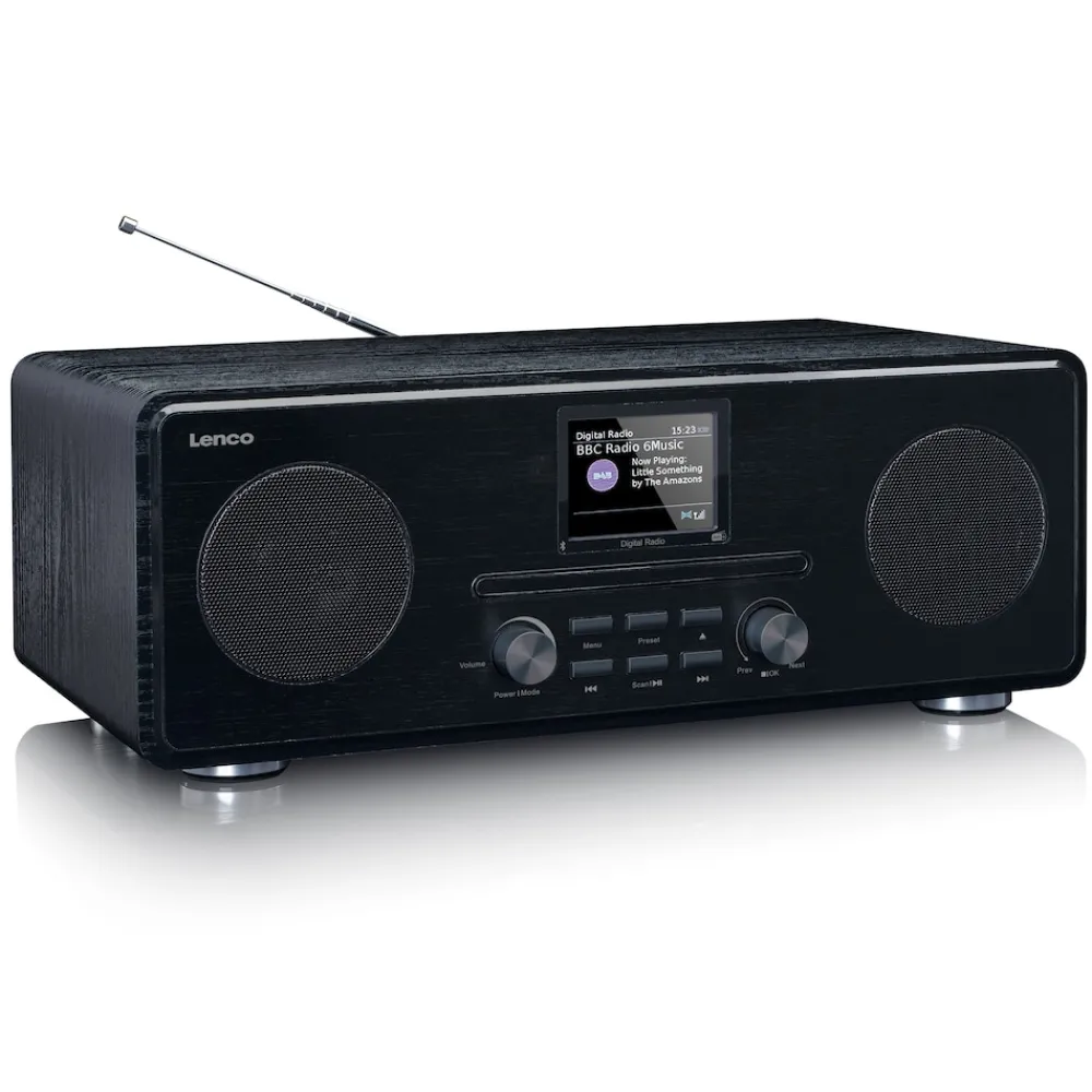 Stereo DAB+ Radio DAR-061 mit FM, CD-Player und Bluetooth ^ Lenco Best