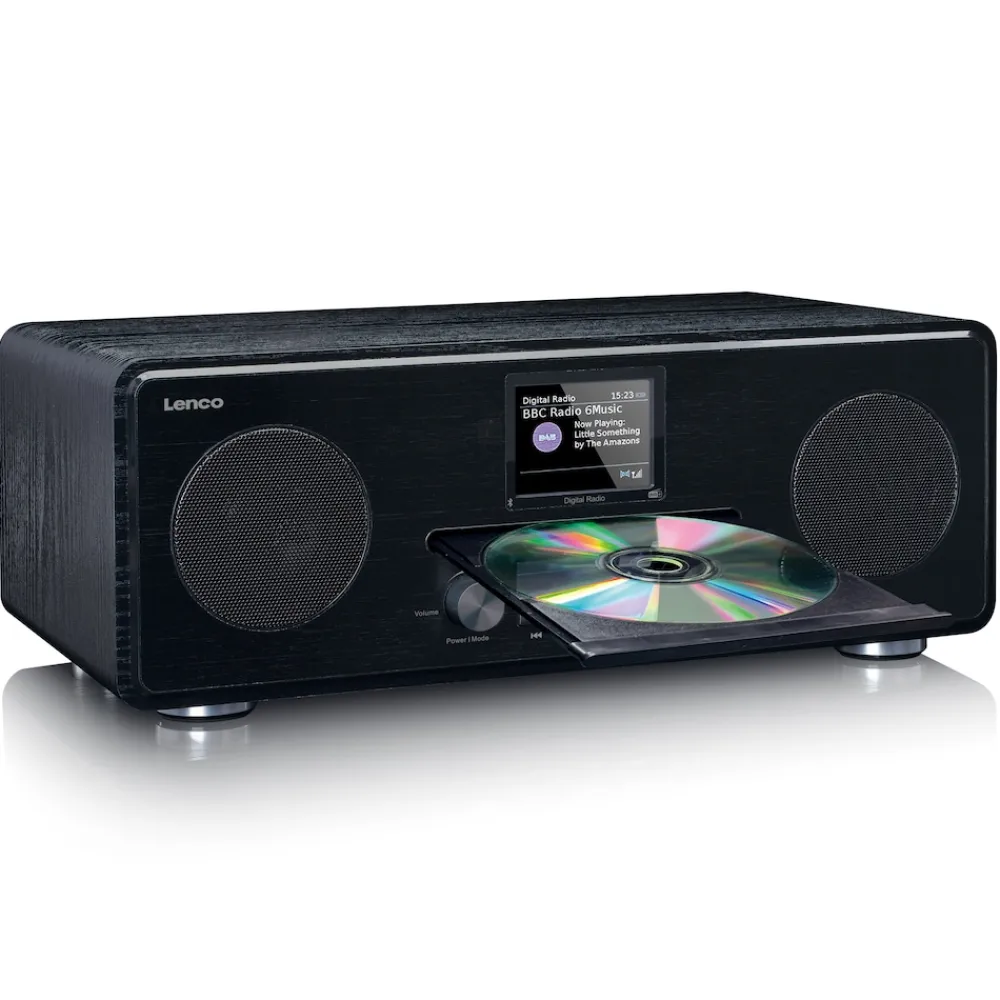 Stereo DAB+ Radio DAR-061 mit FM, CD-Player und Bluetooth ^ Lenco Best