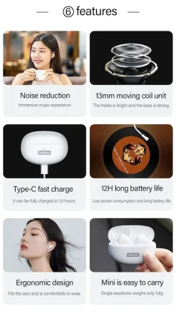 LP5 Bluetooth-Kopfhörer Weiß ^ Lenovo Online