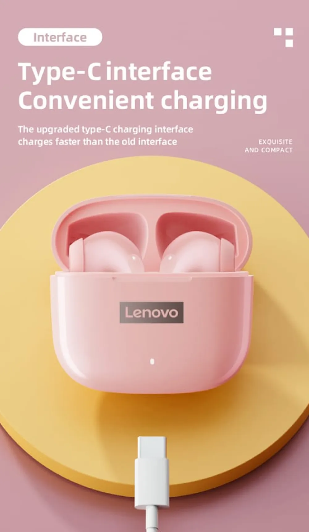 Lenovo LP40 Pro Bluetooth-Kopfhörer Grün Sale