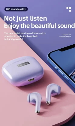 Lenovo LP40 Pro Bluetooth-Kopfhörer Violett Best