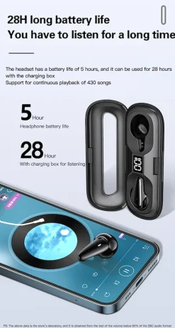 Lenovo XT95 Bluetooth-Kopfhörer Schwarz Best