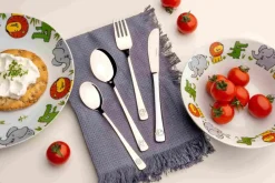 Leonardo Kinderbesteck Bambini 4er Set silber Clearance