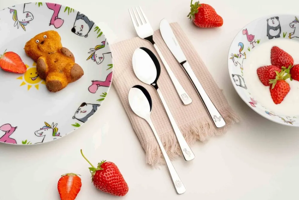 Kinderbesteck Bambini 4er Set ^ Leonardo Online