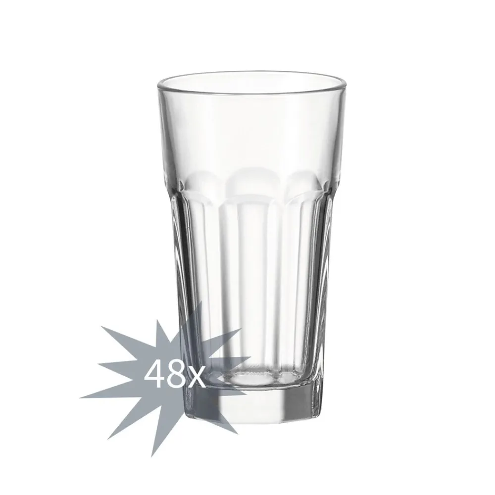 Longdrinkgläser Rock 340 ml ^ Leonardo Hot