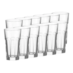 Longdrinkgläser Rock 340 ml 12er Set ^ Leonardo New