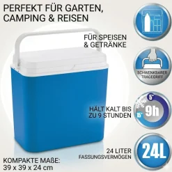 Linder Exclusiv LEX Kühlbox Thermobox Warmhaltebox Picknick Camping 24 L New
