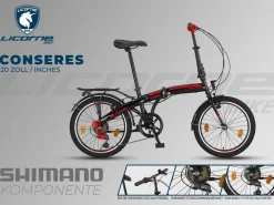 Licorne Bike Conseres Premium Falt Bike in 20 Zoll - Fahrrad für Herren, Jungen, Mädchen und Damen - Shimano 6 Gang-Schaltung - Hollandfahrrad Zoll:20;Farbe: ^ Licorne Bike GmbH Outlet