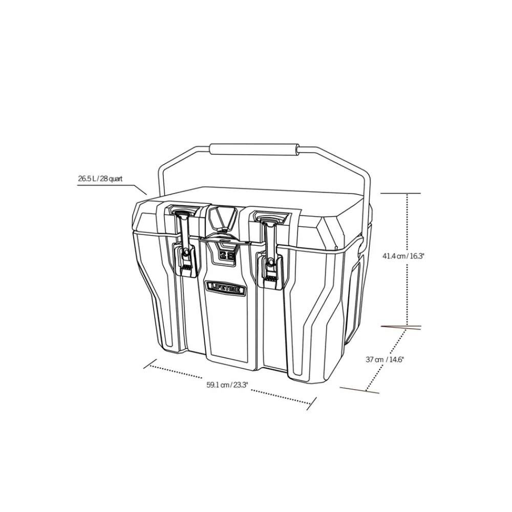 Kühlbox 26,5 Liter Volumen grau ^ Lifetime New