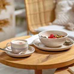 like. by Villeroy & Boch Kaffeetassen Perlemor Sand 190 ml 6er Set beige Online