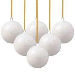 like. by Villeroy & Boch Ornamente Stern Winter Glow 6er Set beige Outlet
