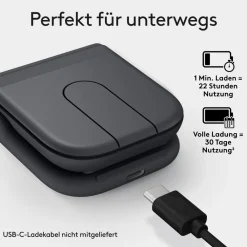Mobi Fold, Graphite Maus (Bluetooth, Kabellos) ^ Logitech Sale