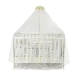 Lorelli Babybetthimmel, Baldachin 480 x 150 cm Insektenschutz Babybett Laufstall beige blau Online