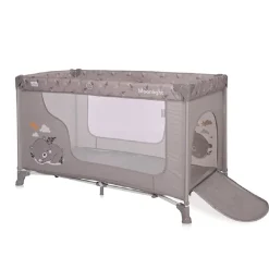 Baby Reisebett Laufstall Moonlight seitliche Öffnung Tragetasche faltbar braun ^ Lorelli Clearance