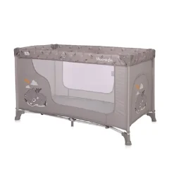 Baby Reisebett Laufstall Moonlight seitliche Öffnung Tragetasche faltbar braun ^ Lorelli Clearance