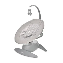 Babywippe Bella Spielbogen Schaukelfunktion Melodien 360-Grad-Drehung grau ^ Lorelli Discount