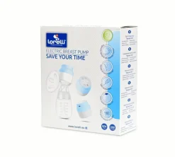 elektrische Milchpumpe Save your time LED-Anzeige 9 Pumpstärken Flasche blau ^ Lorelli Outlet