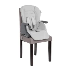 Kinderhochstuhl Chef 3 in 1 klappbar Kinderstuhl Booster-Sitz Fußstütze grau ^ Lorelli Sale