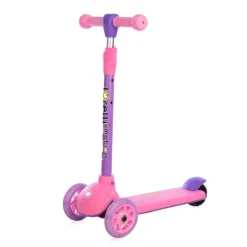Lorelli Kinderroller Tamtam 3 Räder, höhenverstellbar, Leuchträder, Fußbremse rosa Sale