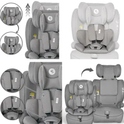 Kindersitz Rio i-Size (76 - 150 cm) Isofix Top Tether Kissen verstellbar black ^ Lorelli Sale