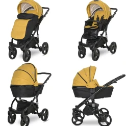 Kinderwagen Rimini Premium Sportsitz Tragewanne Moskitonetz verstellbar ^ Lorelli Online