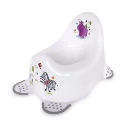 Töpfchen Hippo, Anti-Rutsch-Gummi-Füße, lustige Motive, Spritzschutz ^ Lorelli Sale