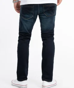 Lorenzo Loren Jeans Straight Cut Dunkelblau Online