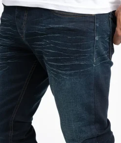Lorenzo Loren Jeans Straight Cut Dunkelblau Online