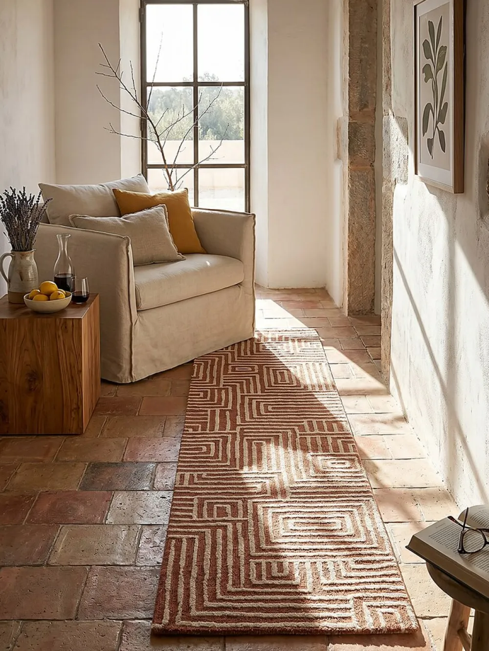 Läufer geometrisch 80 x 300 cm - ARLEN | ^ KADIMA DESIGN Outlet