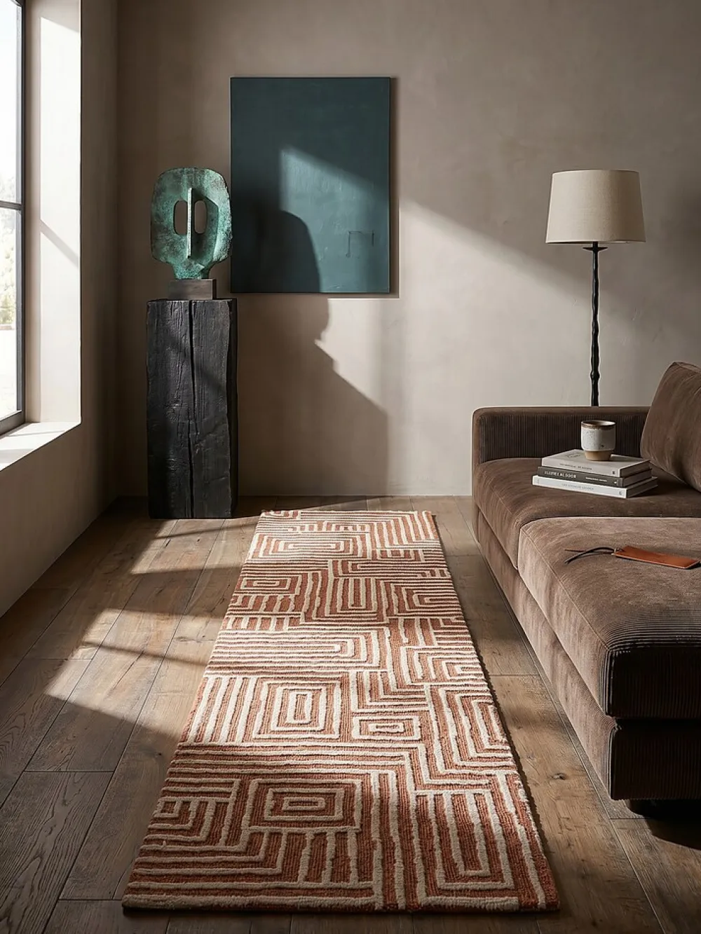 Läufer geometrisch 80 x 300 cm - ARLEN | ^ KADIMA DESIGN Outlet
