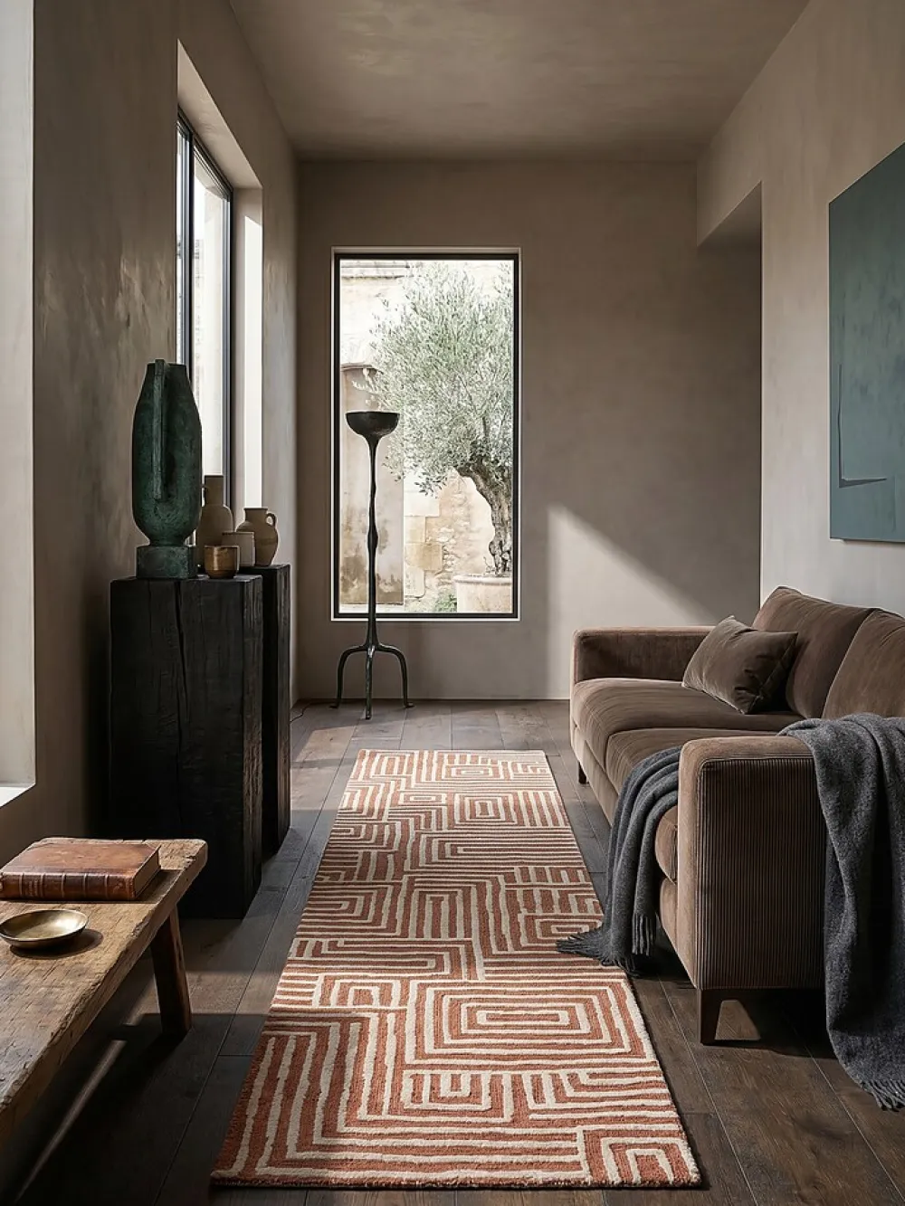 Läufer geometrisch 80 x 300 cm - ARLEN | ^ KADIMA DESIGN Outlet