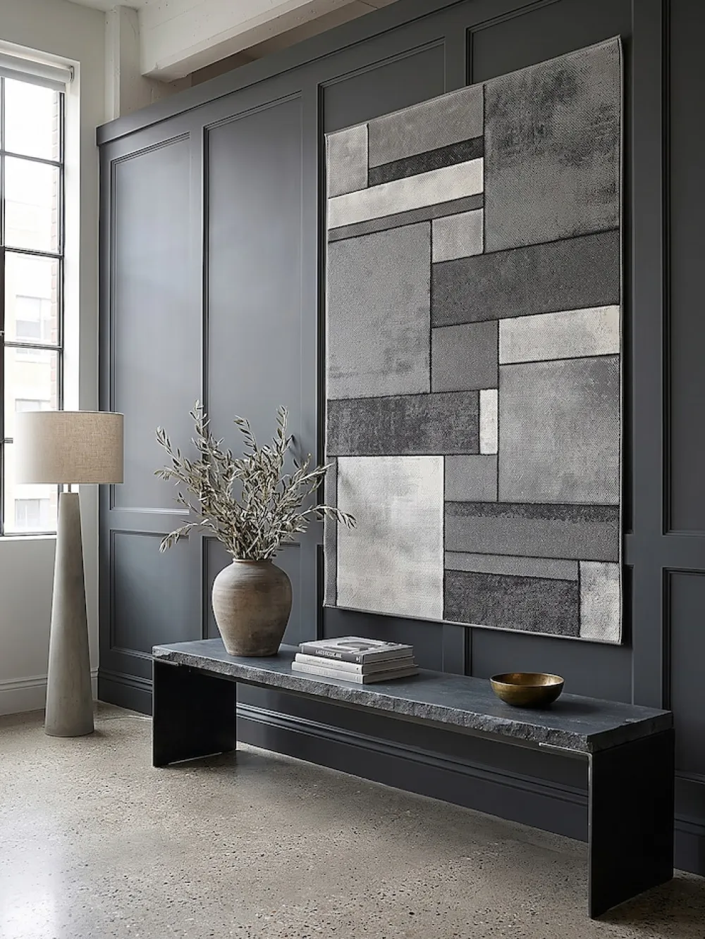 Läufer Polypropylen Grau - BIENO | ^ KADIMA DESIGN Outlet