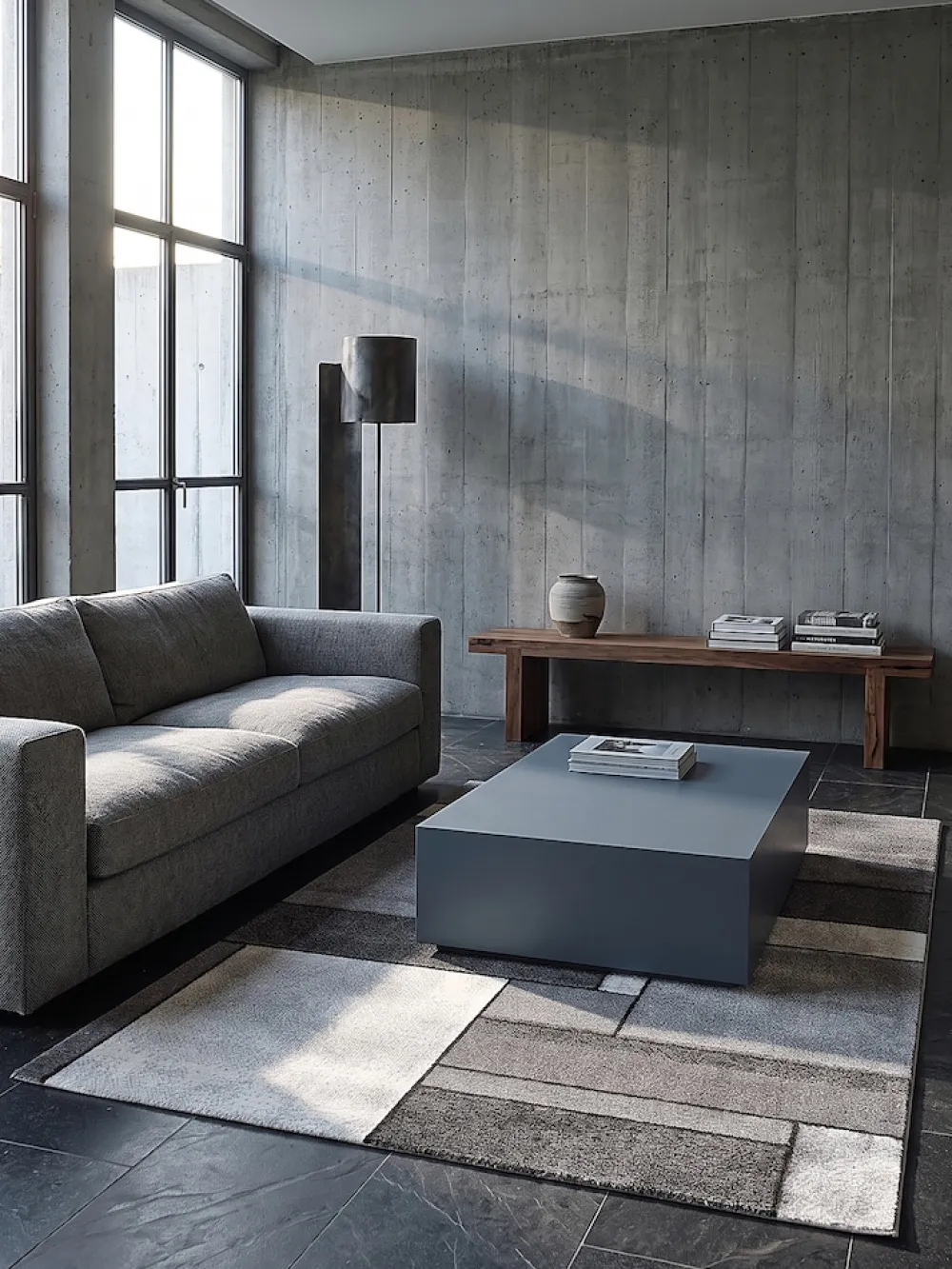 Läufer Polypropylen Grau - BIENO | ^ KADIMA DESIGN Outlet