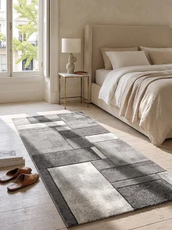 Läufer Polypropylen Grau - BIENO | ^ KADIMA DESIGN Outlet
