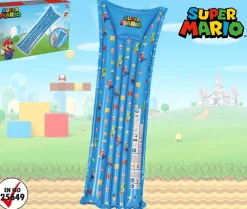 Happy People Luftmatratze Super Mario 177cm Matratze Luftbett Pool blau Best