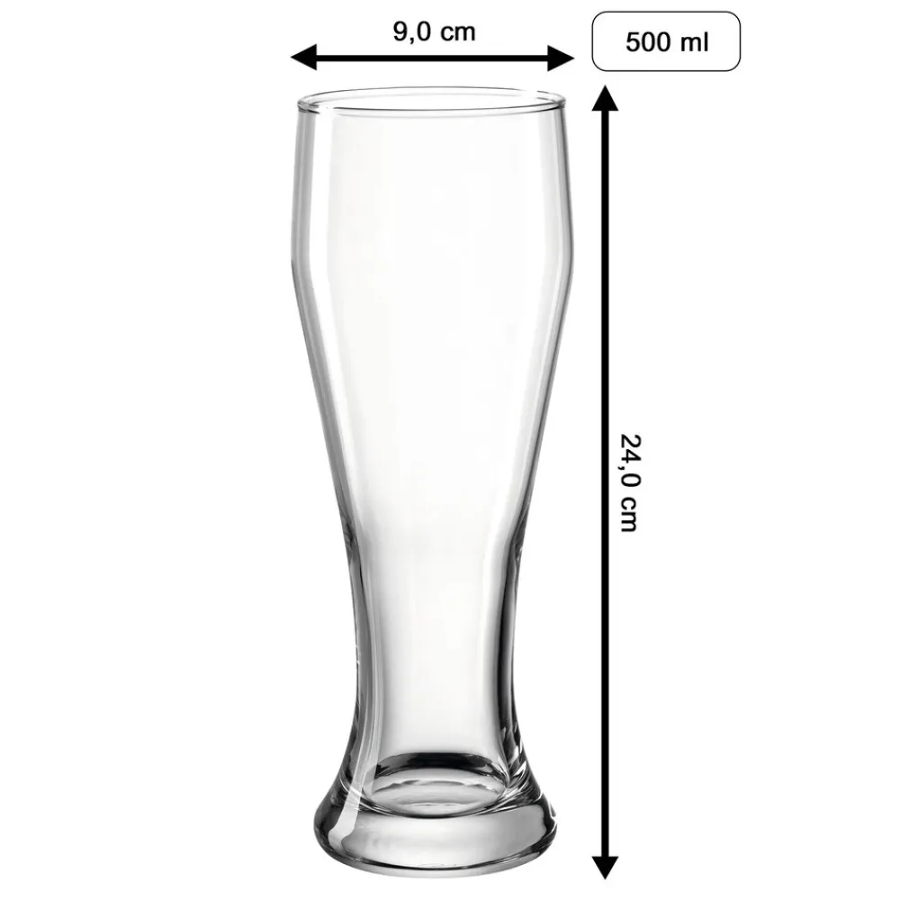 Weizenbierglas mit Gravur 70. Jubiläum 0,5 l ^ LUXENTU Discount