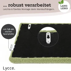 Wandkissen Bouclé – Wandpolster Kopfteil Betten & Rückenkissen Sitzbank | komfortabel & stabil | einfache Montage | Wandpaneele gepolstert | Schlafzimmer & Wohnzimmer | Bouclé ^ Lycce Sale