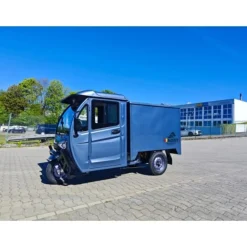 MADAT E Cargo Pro  E-Dreirad E Kabinenroller  mit geschlossene Ladefläche Grau Outlet
