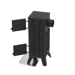 Kaminofen 7,5 kW mit Schamottstein GT7PR schwarz Ofen für Werkstatt Kamin ^ Magnus New