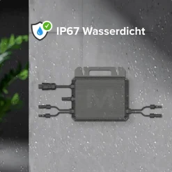 MARSTEK Mikro-Wechselrichter 800 W MST-MI0800 für Balkonkraftwerk, IP67 wetterfest, Plug-&-Play Installation, 2 MPPT, Bluetooth & WIFI, inkl. 5 m Anschlusskabel, Micro Inverter ^ SUNNIVA Outlet