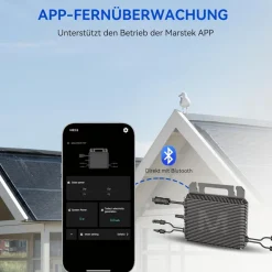 Marstek M2-800, 800W Mikro-Wechselrichter, 2 MPPT, integriertes WiFi Hot