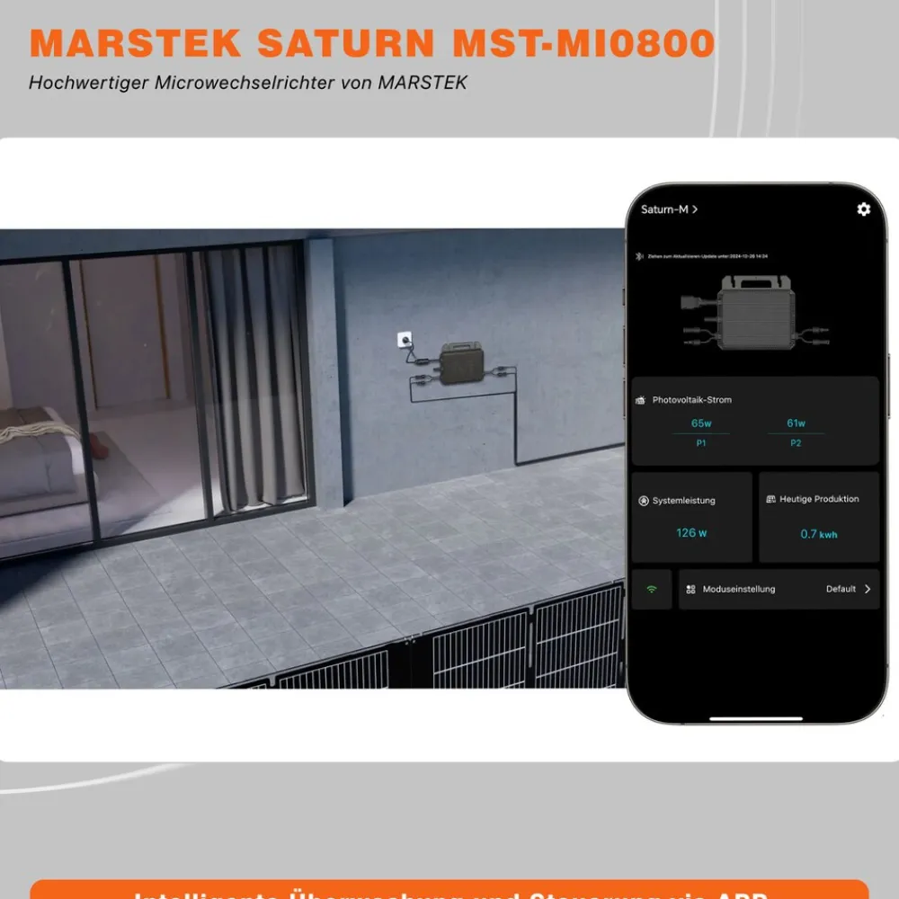 SATURN MST-MI0800 Mikrowechselrichter ^ Marstek Hot