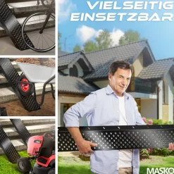 MASKO ® 2X Auffahrrampe 400kg | Verladerampe | Verladeschiene | verzinkter Stahl | Antirutsch | 200kg* Pro Stück | Max 400kg* Pro Paar | Motorrad ATV Quad PKW Auto Laderampe