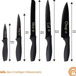 MasterChef 5 pcs Knives Set Captions Essentials EU