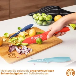 3 pcs Knives Set Captions Vivid EU ^ MasterChef