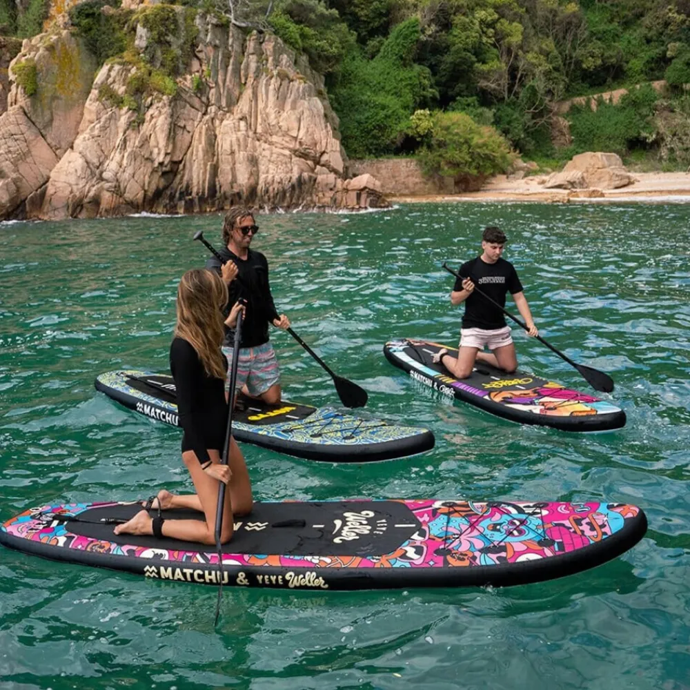 Matchu Sports MATCHU Stand Up Paddle Yeye Weller 320x81 cm - Aufblasbares Sup Board - Limited Edition