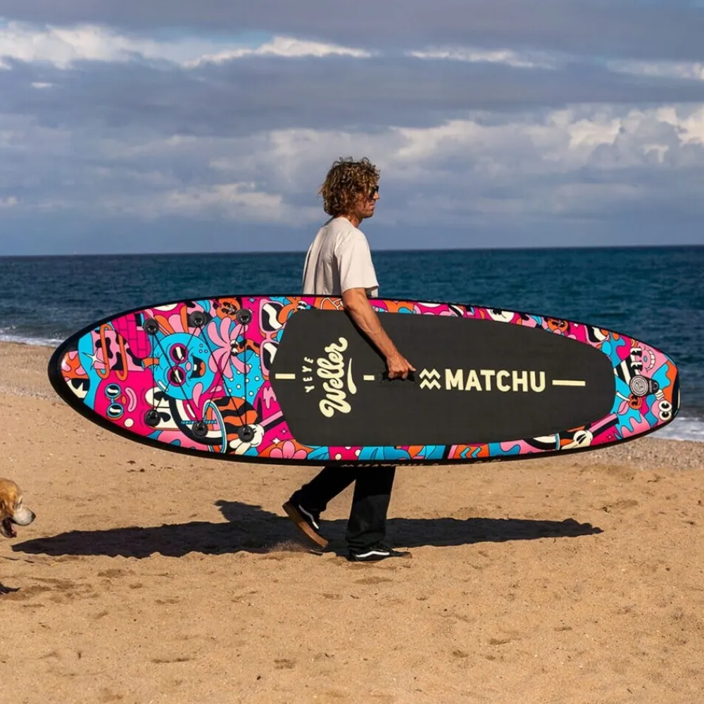 Matchu Sports MATCHU Stand Up Paddle Yeye Weller 320x81 cm - Aufblasbares Sup Board - Limited Edition