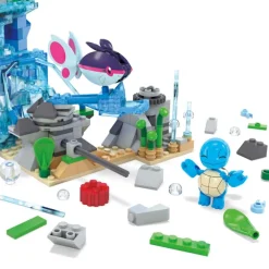 Mattel HXF79 - Mega - Pokémon - Wasserabenteuer mit Schiggy, Enton & Finneon - Bauset mit 319 Teilen Best