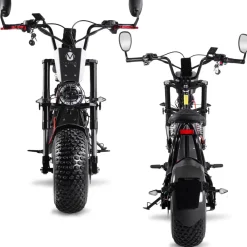 MAXIMUS , E-Cruiser 45 - 45 km/h, 60V-25,6 Ah Lithium Akku, 2x1500 Watt Hot