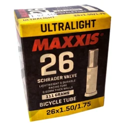 UltralightSchlauch 26 Zoll Schraderventil Autoventil Auto Schrader Ventil Fahrradschlauch Rennrad MTB BMX ^ Maxxis Outlet